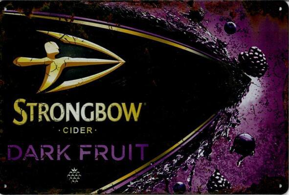 Strongbow Dark Fruit - Old-Signs.co.uk